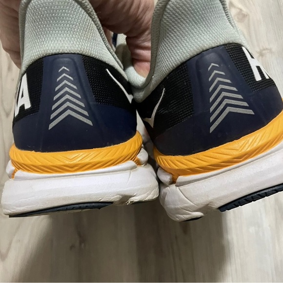 Hoka One One Black and Orange Running Shoes - Picture 6 of 11